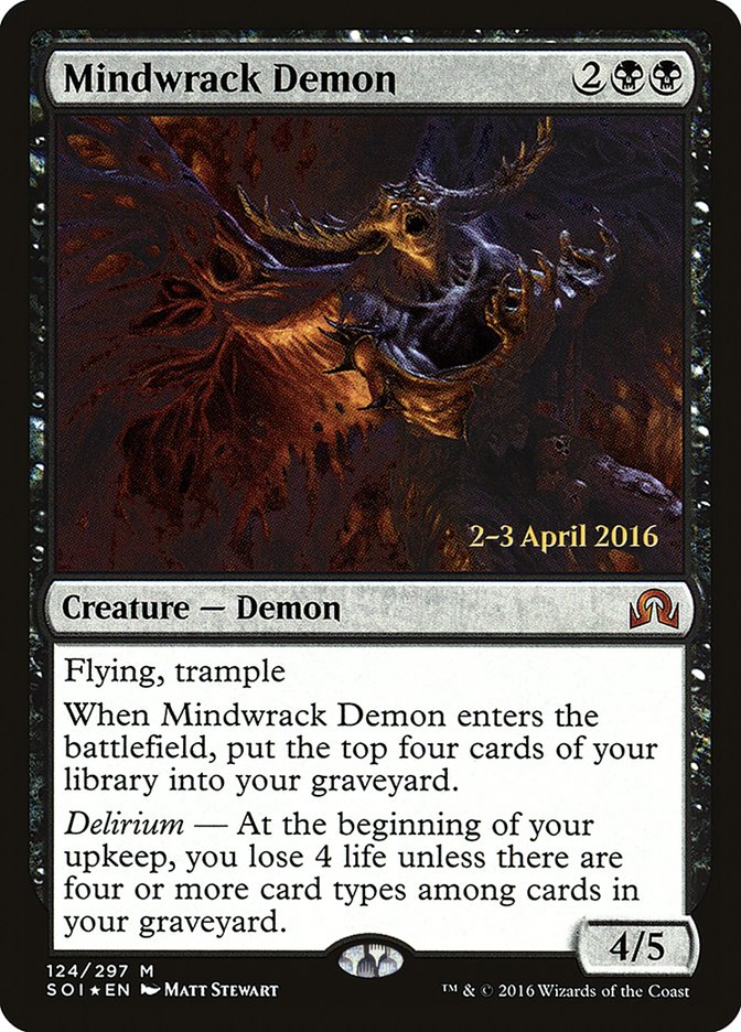 Mindwrack Demon [Shadows over Innistrad Prerelease Promos] | GrognardGamesBatavia