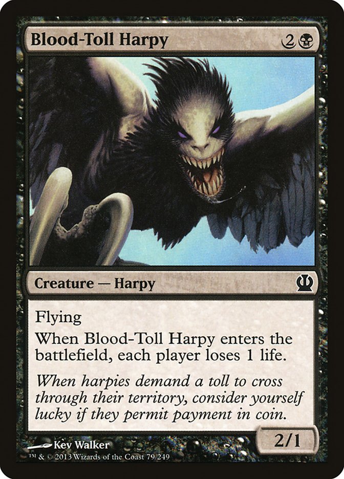 Blood-Toll Harpy [Theros] | GrognardGamesBatavia