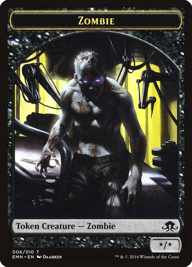 Zombie Token (006/010) [Eldritch Moon Tokens] | GrognardGamesBatavia