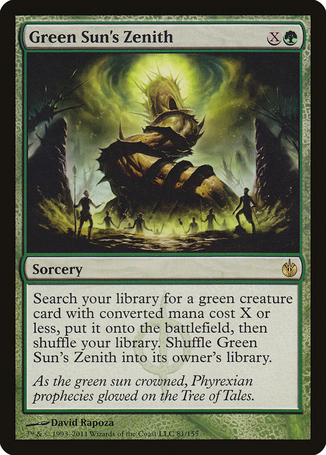 Green Sun's Zenith [Mirrodin Besieged] | GrognardGamesBatavia