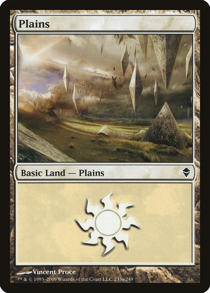 Plains (233a) [Zendikar] | GrognardGamesBatavia