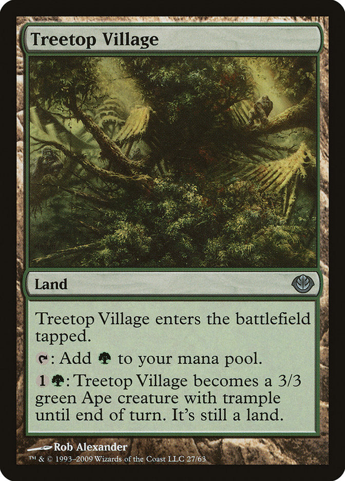 Treetop Village [Duel Decks: Garruk vs. Liliana] | GrognardGamesBatavia