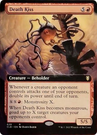 Death Kiss (Extended Art) [Commander Legends: Battle for Baldur's Gate] | GrognardGamesBatavia