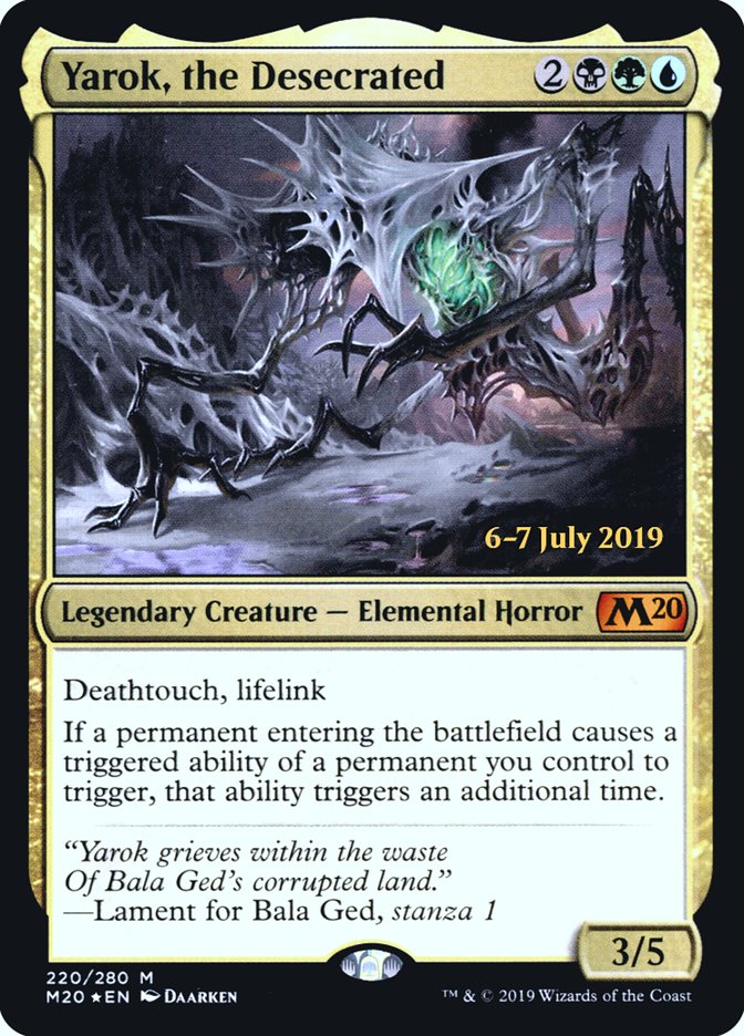 Yarok, the Desecrated [Core Set 2020 Prerelease Promos] | GrognardGamesBatavia