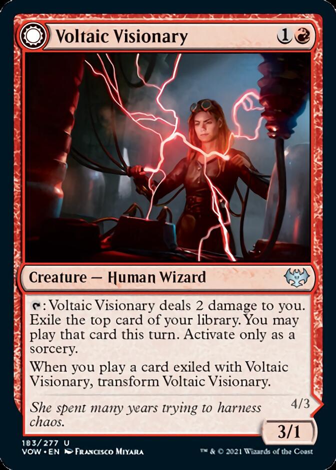 Voltaic Visionary // Volt-Charged Berserker [Innistrad: Crimson Vow] | GrognardGamesBatavia