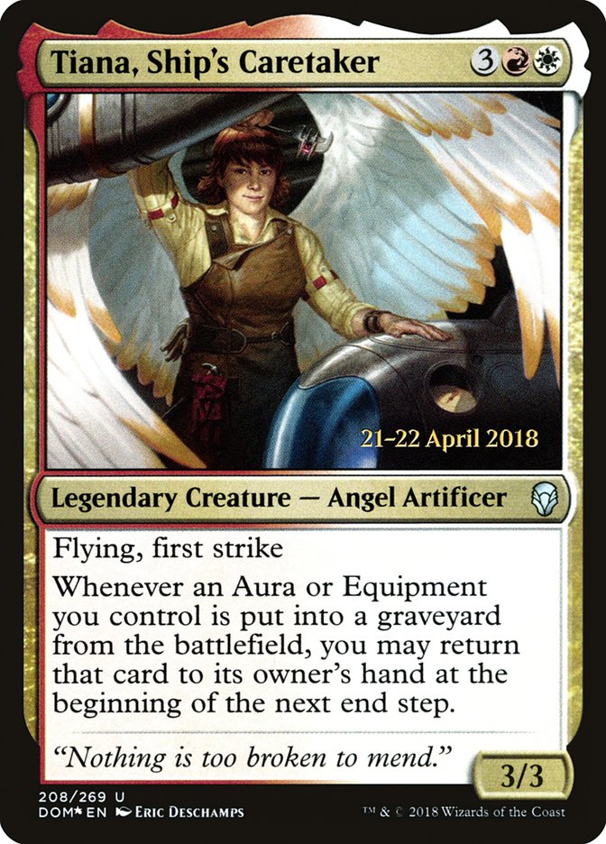 Tiana, Ship's Caretaker [Dominaria Prerelease Promos] | GrognardGamesBatavia