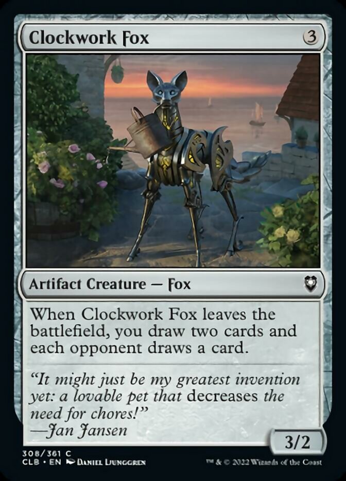 Clockwork Fox [Commander Legends: Battle for Baldur's Gate] | GrognardGamesBatavia