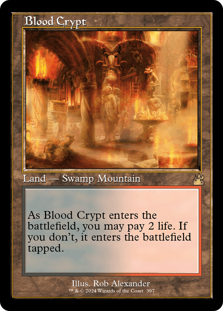 Blood Crypt (Retro) [Ravnica Remastered] | GrognardGamesBatavia