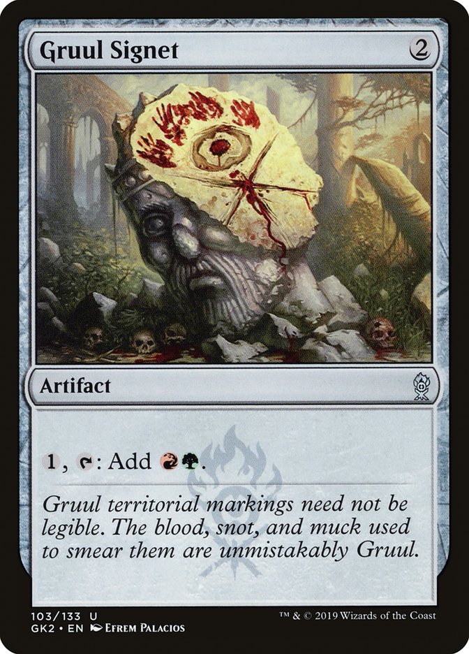 Gruul Signet [Ravnica Allegiance Guild Kit] | GrognardGamesBatavia