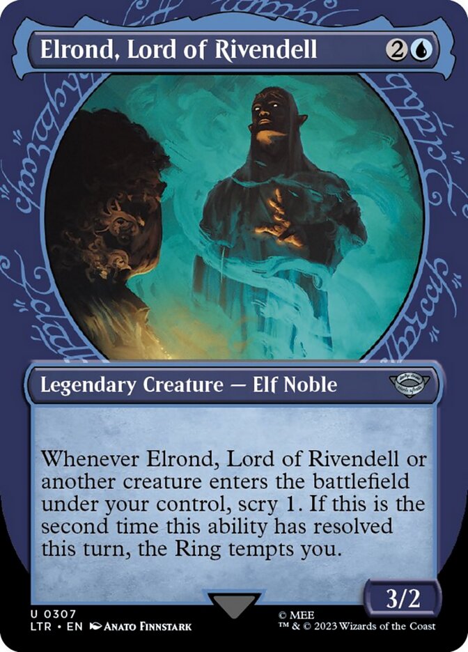 Elrond, Lord of Rivendell (Showcase Ring Frame) [The Lord of the Rings: Tales of Middle-Earth] | GrognardGamesBatavia