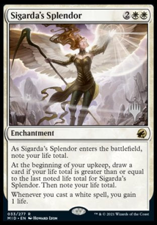 Sigarda's Splendor (Promo Pack) [Innistrad: Midnight Hunt Promos] | GrognardGamesBatavia