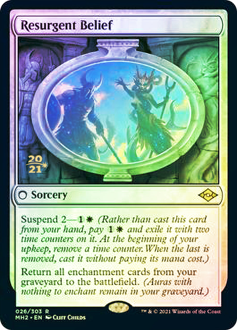 Resurgent Belief [Modern Horizons 2 Prerelease Promos] | GrognardGamesBatavia