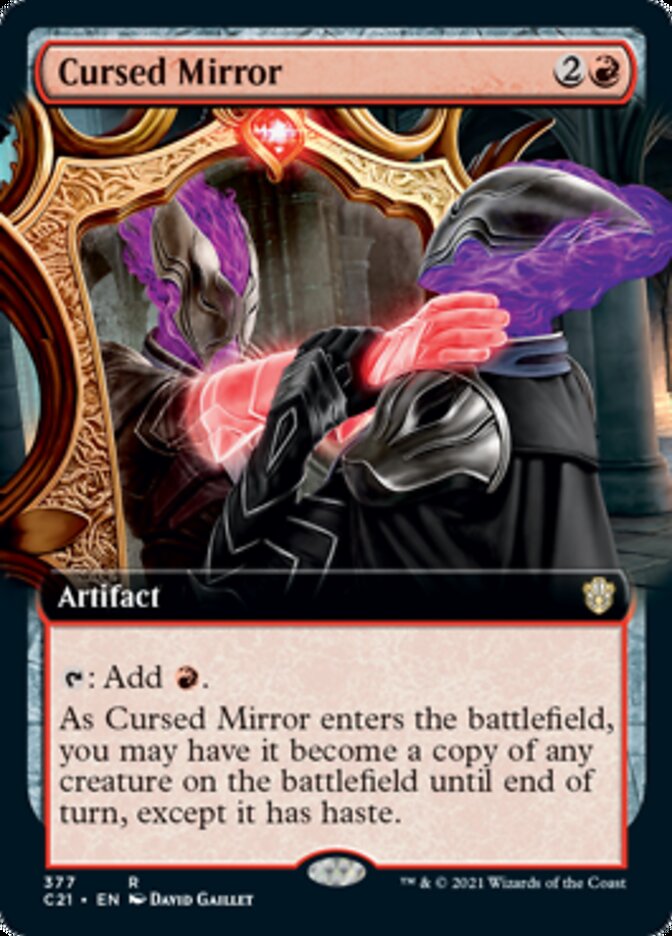 Cursed Mirror (Extended Art) [Commander 2021] | GrognardGamesBatavia