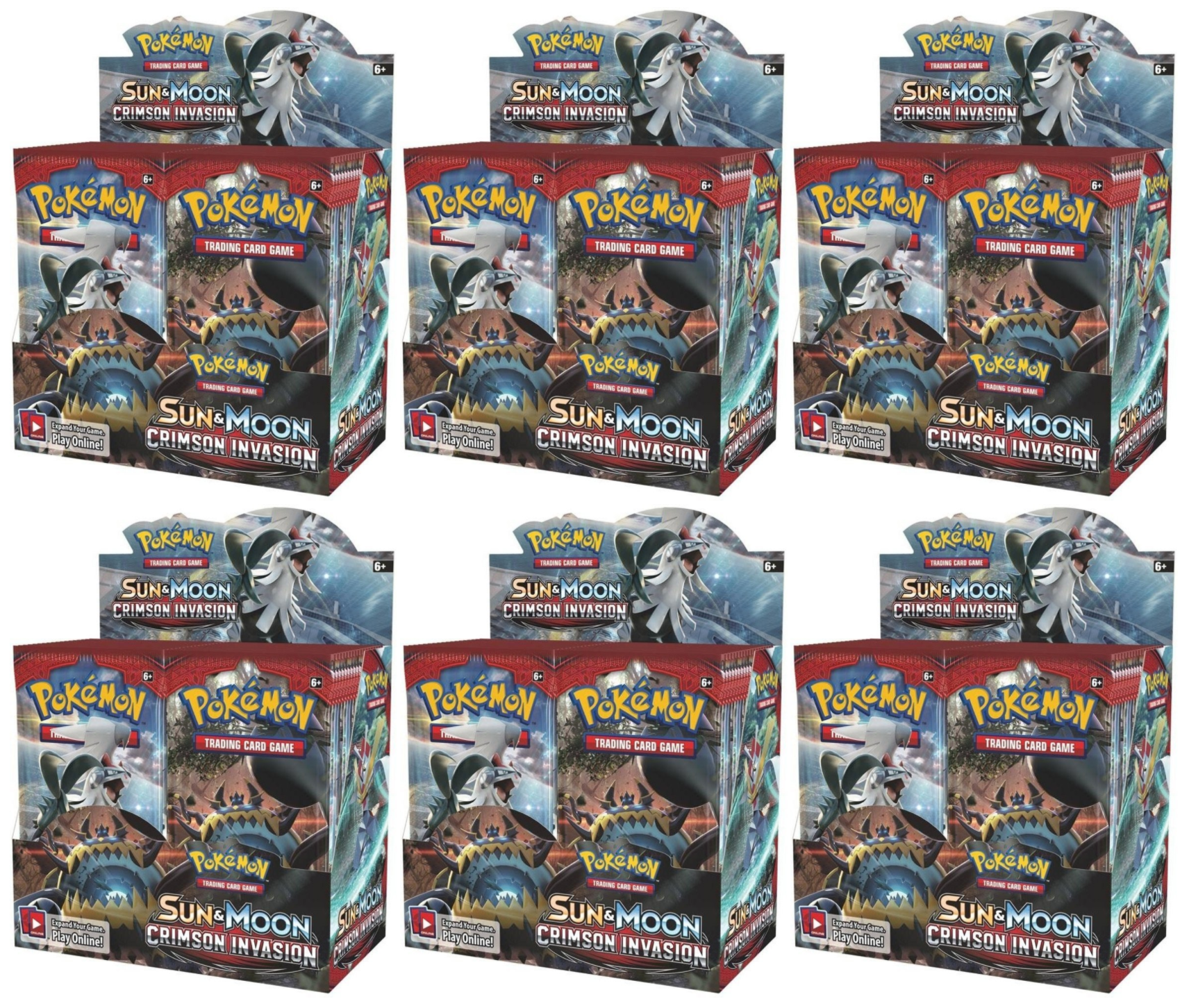 Sun & Moon: Crimson Invasion - Booster Case | GrognardGamesBatavia