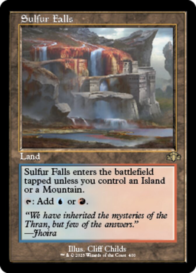 Sulfur Falls (Retro) [Dominaria Remastered] | GrognardGamesBatavia