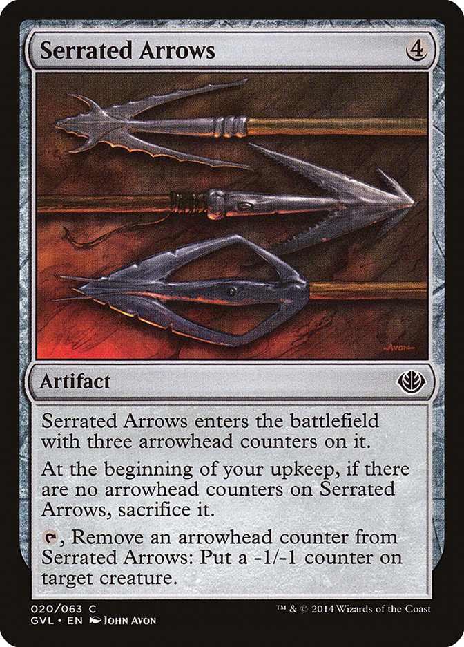 Serrated Arrows (Garruk vs. Liliana) [Duel Decks Anthology] | GrognardGamesBatavia