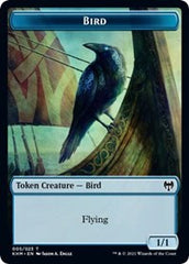 Bird (005) // Soldier Double-Sided Token [Kaldheim Commander Tokens] | GrognardGamesBatavia