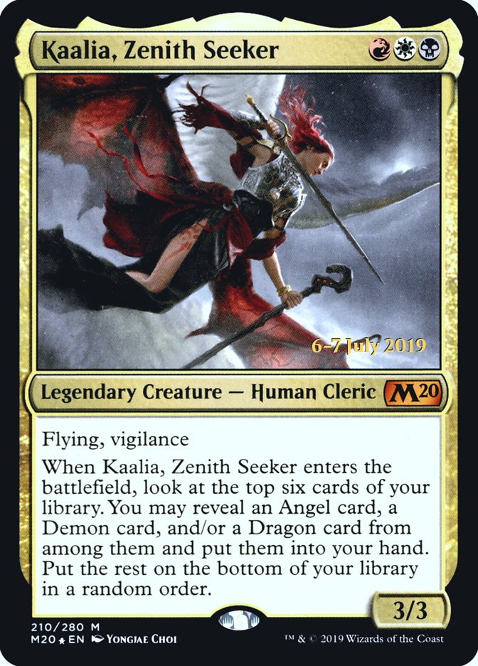 Kaalia, Zenith Seeker [Core Set 2020 Prerelease Promos] | GrognardGamesBatavia