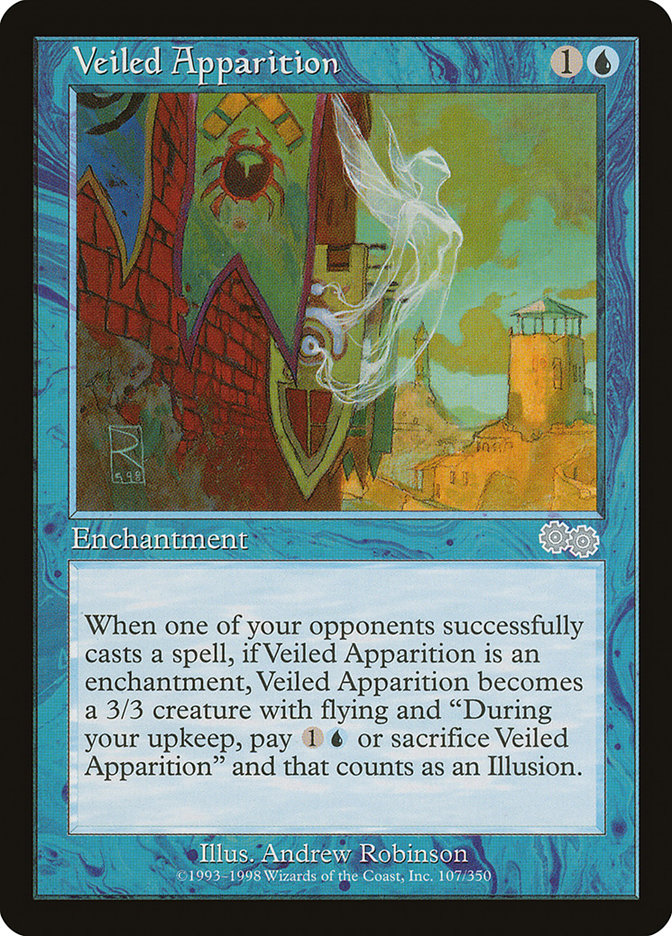 Veiled Apparition [Urza's Saga] | GrognardGamesBatavia