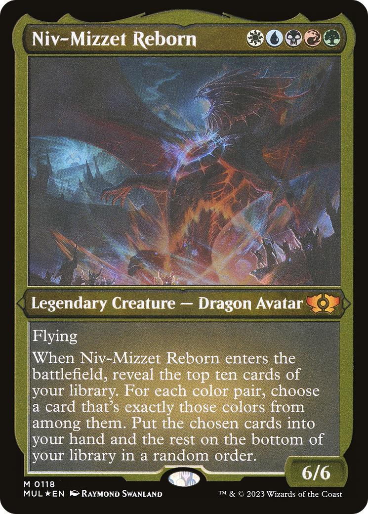 Niv-Mizzet Reborn (Foil Etched) [Multiverse Legends] | GrognardGamesBatavia