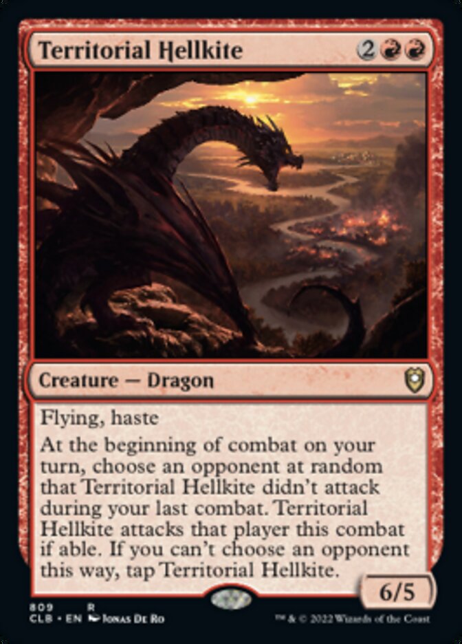 Territorial Hellkite [Commander Legends: Battle for Baldur's Gate] | GrognardGamesBatavia