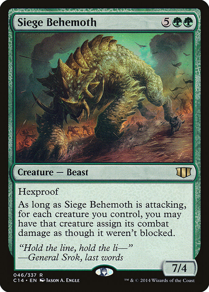 Siege Behemoth [Commander 2014] | GrognardGamesBatavia