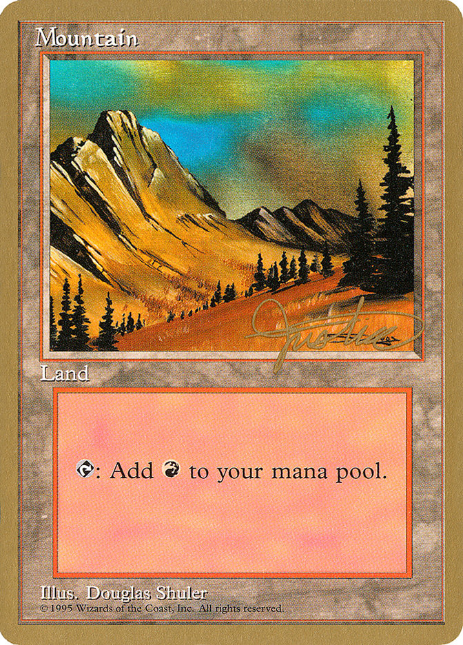 Mountain (mj375) (Mark Justice) [Pro Tour Collector Set] | GrognardGamesBatavia