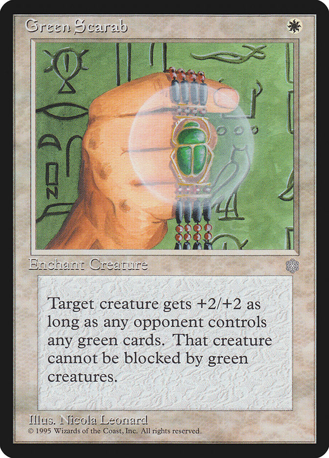 Green Scarab [Ice Age] | GrognardGamesBatavia