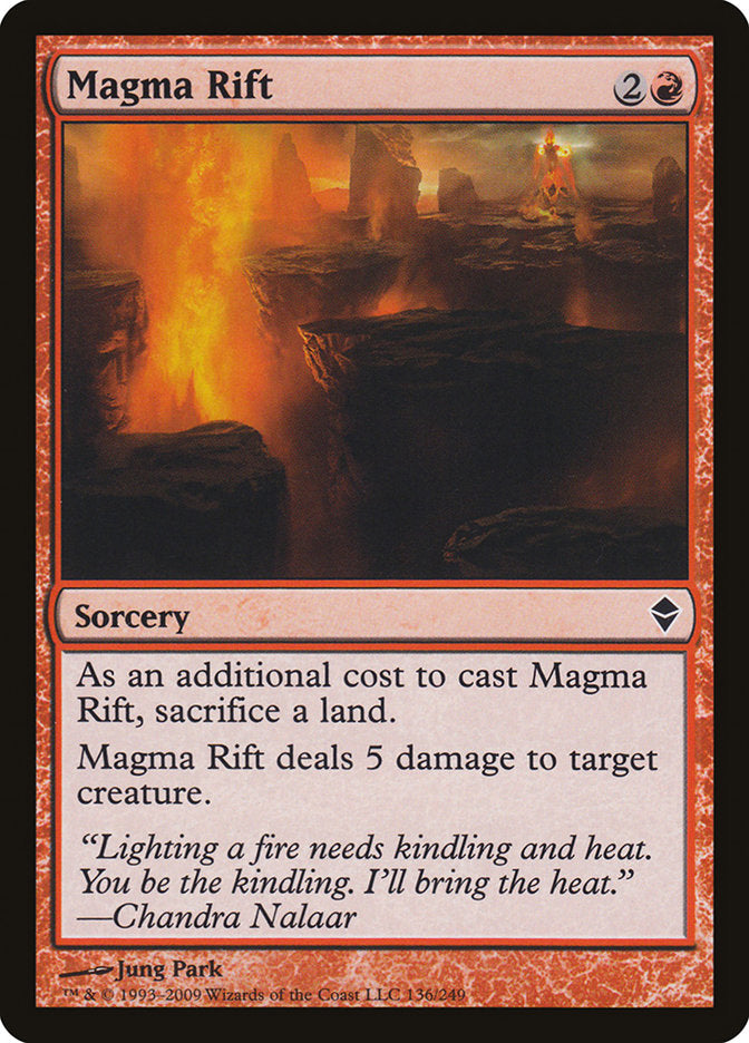 Magma Rift [Zendikar] | GrognardGamesBatavia