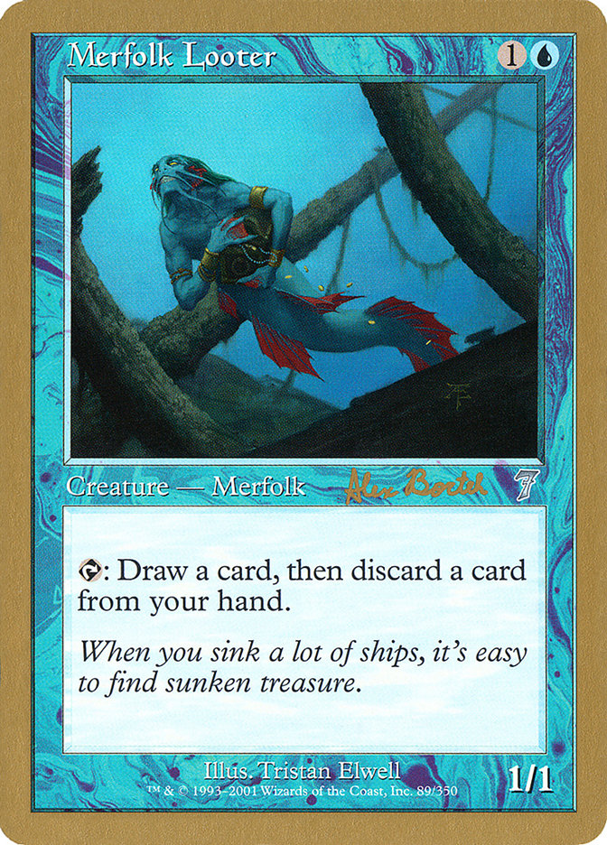 Merfolk Looter (Alex Borteh) [World Championship Decks 2001] | GrognardGamesBatavia