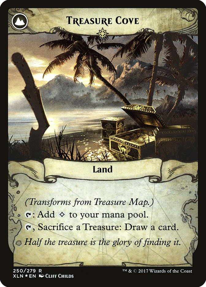 Treasure Map // Treasure Cove [Ixalan Prerelease Promos] | GrognardGamesBatavia