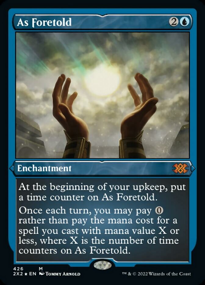 As Foretold (Foil Etched) [Double Masters 2022] | GrognardGamesBatavia