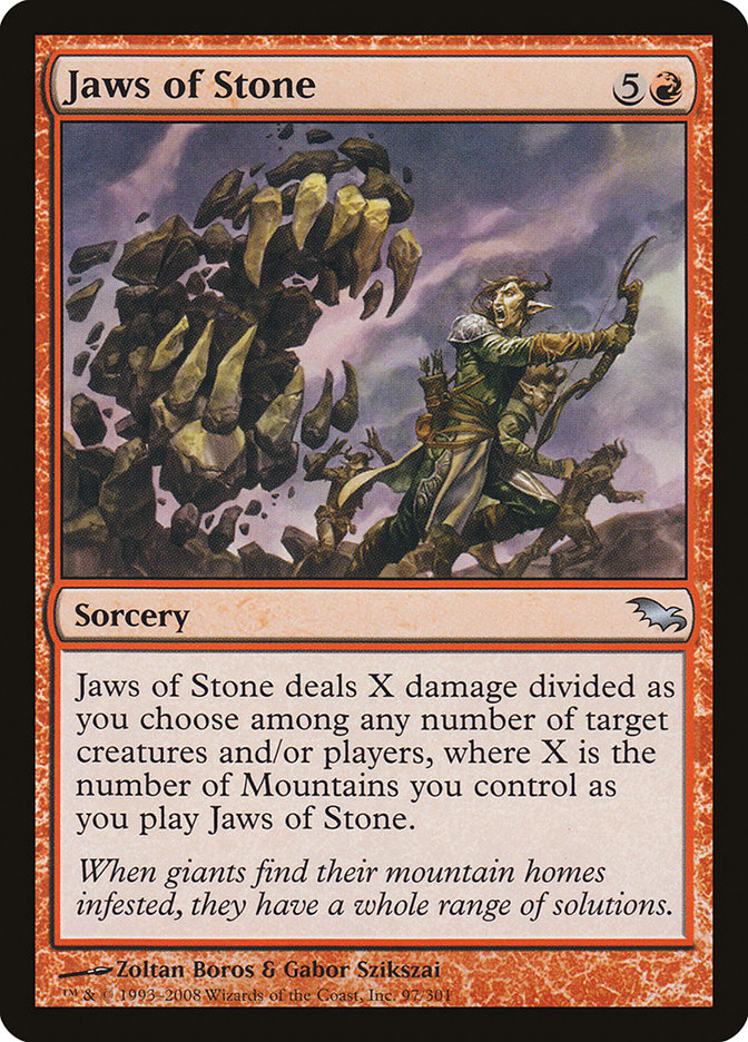 Jaws of Stone [Shadowmoor] | GrognardGamesBatavia