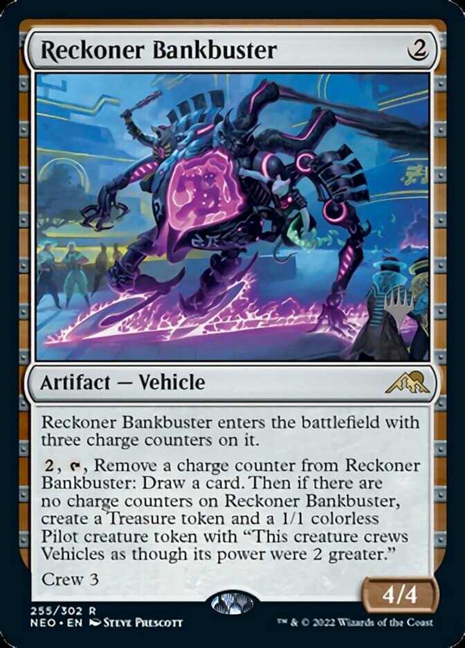 Reckoner Bankbuster (Promo Pack) [Kamigawa: Neon Dynasty Promos] | GrognardGamesBatavia