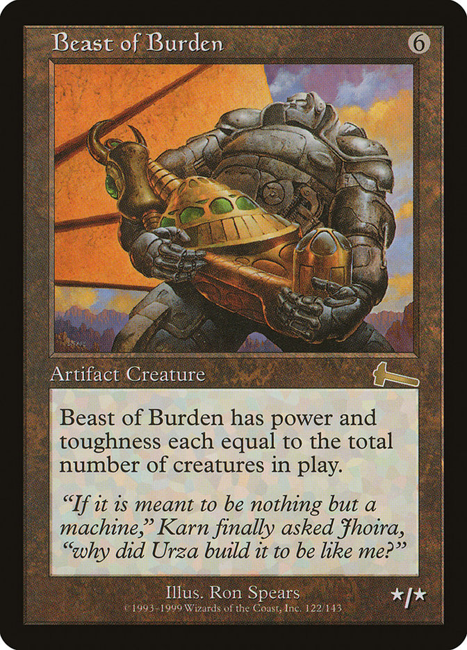 Beast of Burden [Urza's Legacy] | GrognardGamesBatavia
