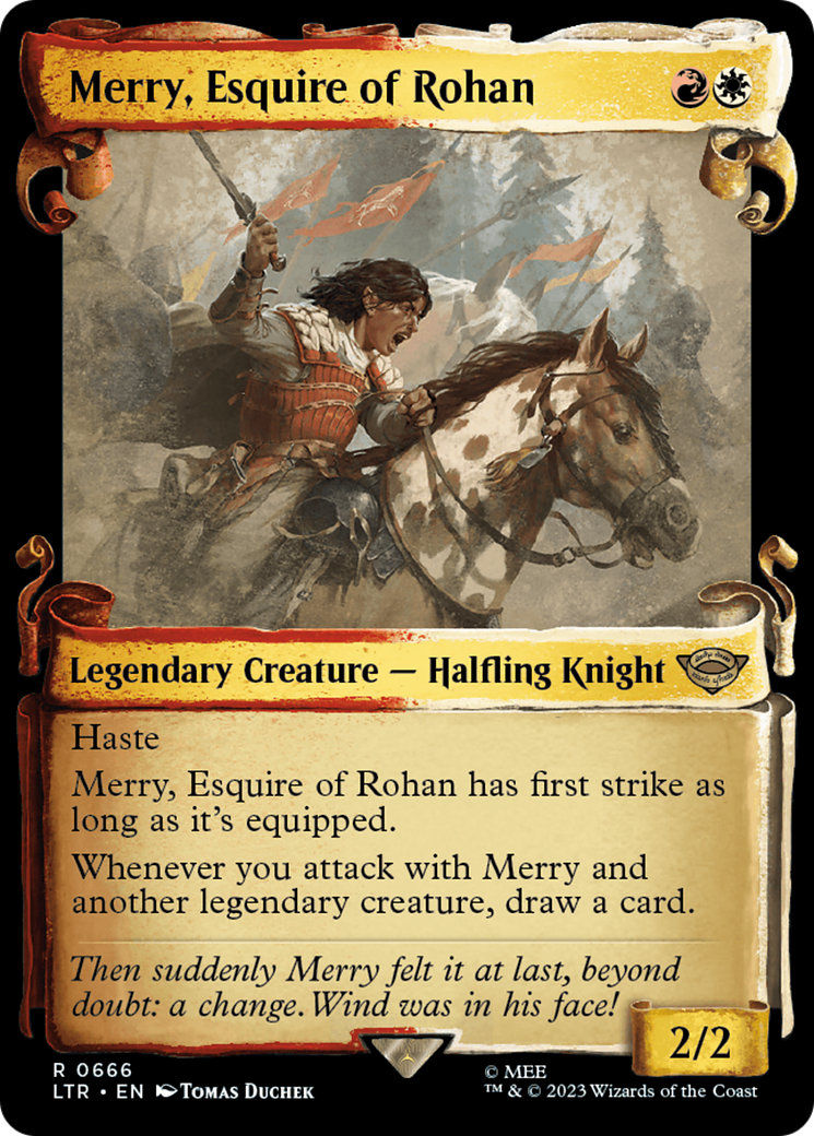 Merry, Esquire of Rohan [The Lord of the Rings: Tales of Middle-Earth Showcase Scrolls] | GrognardGamesBatavia