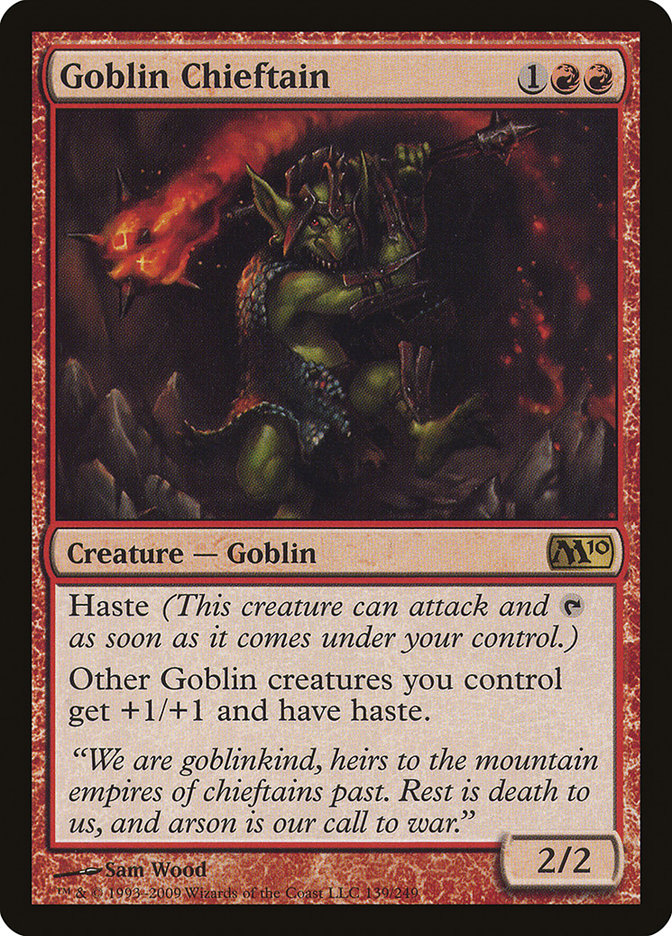 Goblin Chieftain [Magic 2010] | GrognardGamesBatavia