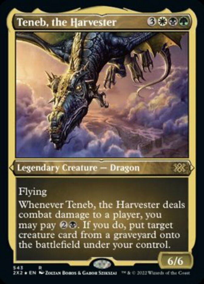 Teneb, the Harvester (Foil Etched) [Double Masters 2022] | GrognardGamesBatavia