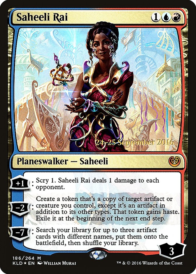 Saheeli Rai [Kaladesh Prerelease Promos] | GrognardGamesBatavia