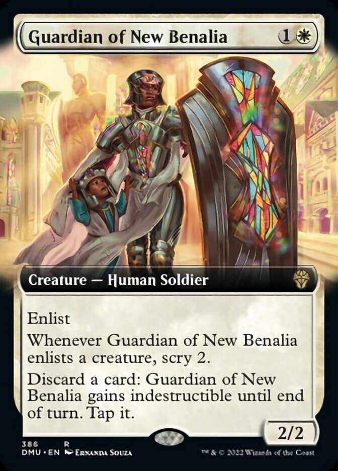 Guardian of New Benalia (Extended Art) [Dominaria United] | GrognardGamesBatavia