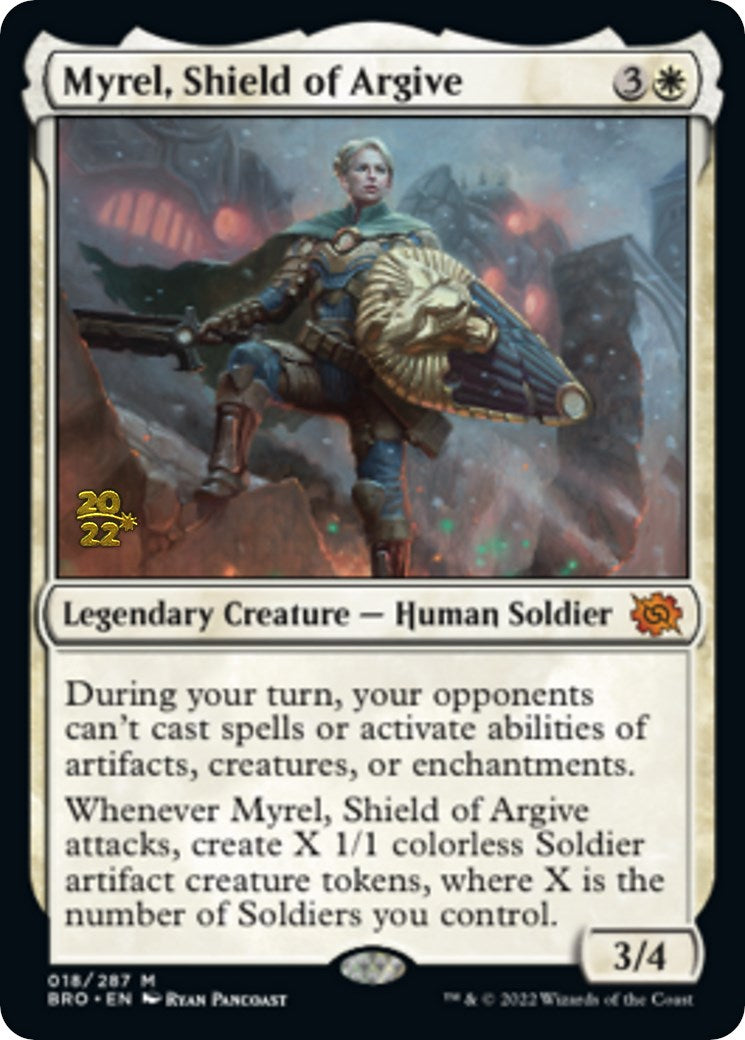 Myrel, Shield of Argive [The Brothers' War Prerelease Promos] | GrognardGamesBatavia