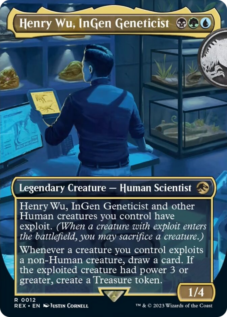 Henry Wu, InGen Geneticist (Borderless) [Jurassic World Collection] | GrognardGamesBatavia