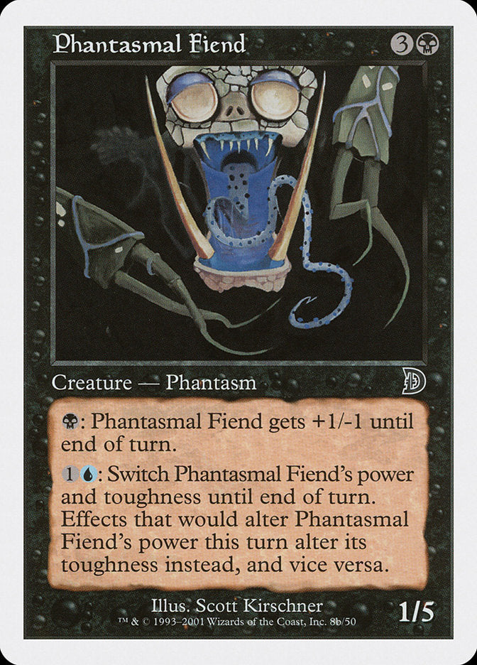 Phantasmal Fiend (Black Background) [Deckmasters] | GrognardGamesBatavia