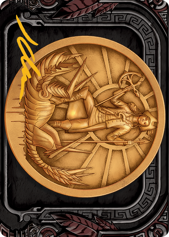 Captain Lannery Storm Art Card (Gold-Stamped Signature) [March of the Machine Art Series] | GrognardGamesBatavia