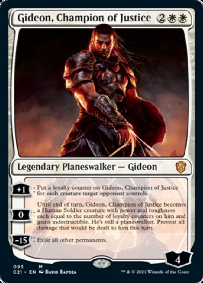 Gideon, Champion of Justice [Commander 2021] | GrognardGamesBatavia