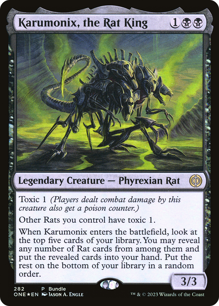 Karumonix, the Rat King (Bundle) [Phyrexia: All Will Be One] | GrognardGamesBatavia