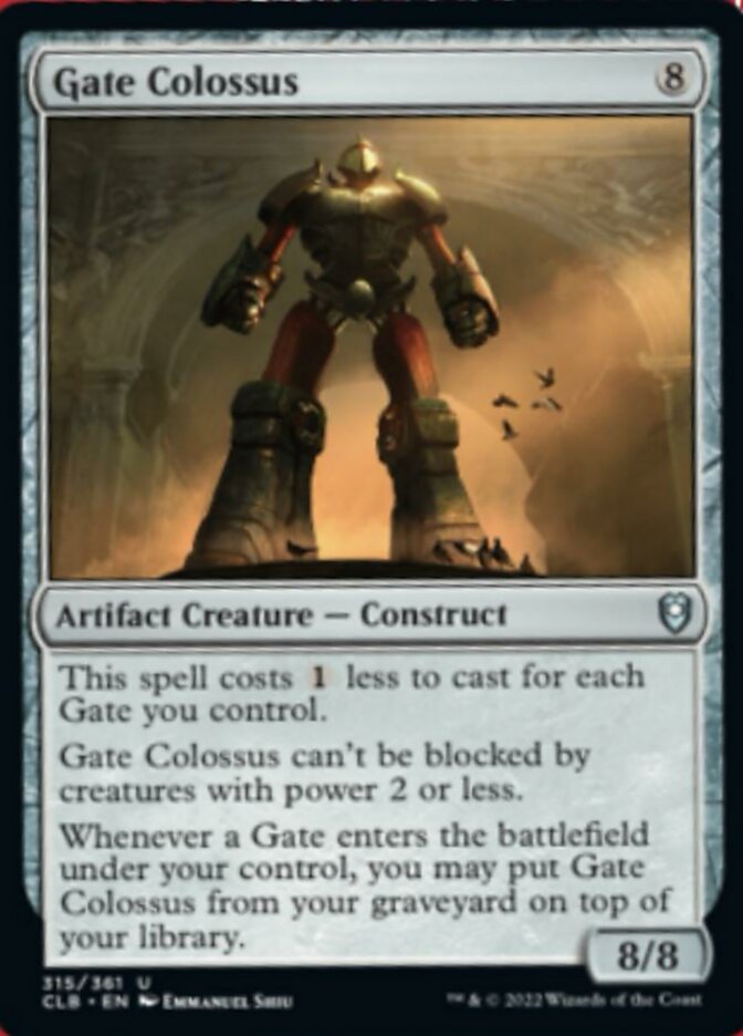 Gate Colossus [Commander Legends: Battle for Baldur's Gate] | GrognardGamesBatavia