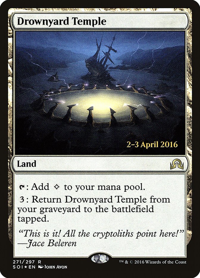 Drownyard Temple [Shadows over Innistrad Prerelease Promos] | GrognardGamesBatavia