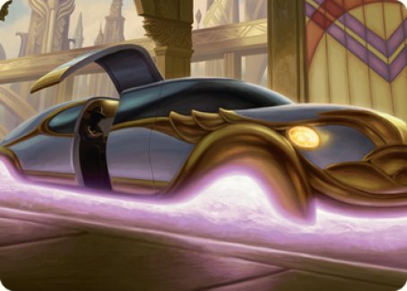 Mysterious Limousine Art Card [Streets of New Capenna Art Series] | GrognardGamesBatavia