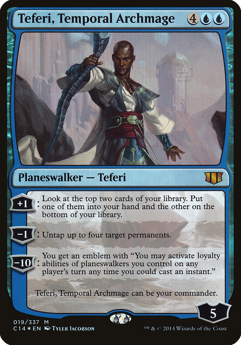 Teferi, Temporal Archmage (Oversized) [Commander 2014 Oversized] | GrognardGamesBatavia